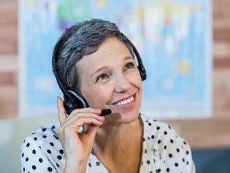 Telephone interview crop